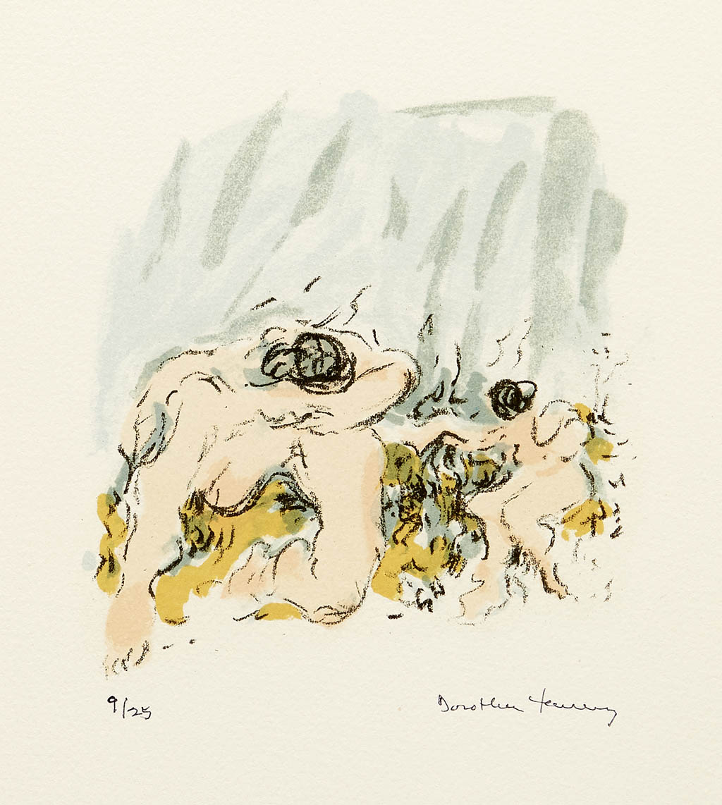 Dorothea Tanning - Champêtre - 1975 color lithograph